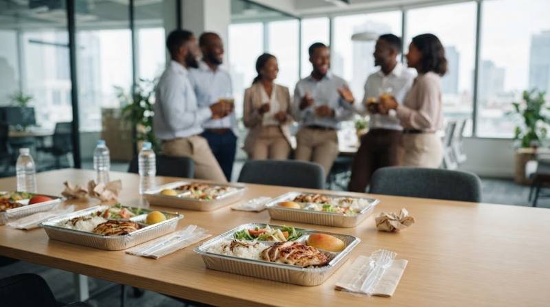 Repas d'entreprise